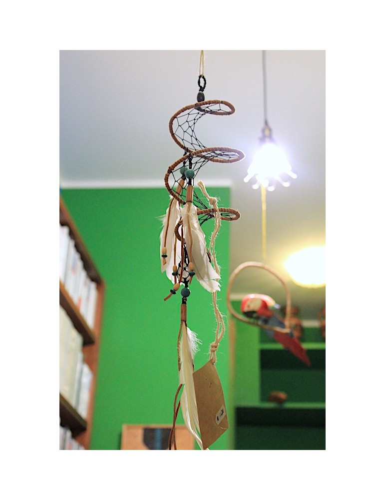 ACCHIAPPASOGNI 7 CHAKRA 7 CERCHIETTI CON PIUME COLORATE – Cuore D'oriente